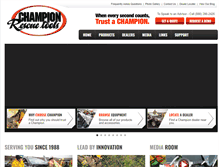 Tablet Screenshot of championrescuetools.com